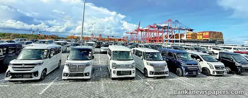 LNP - Govt. earns Rs. 136 b from vehicle imports in 4 months