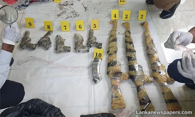 LNP - Firearms found in roadside at Kaduwela are fake – Police confirm
