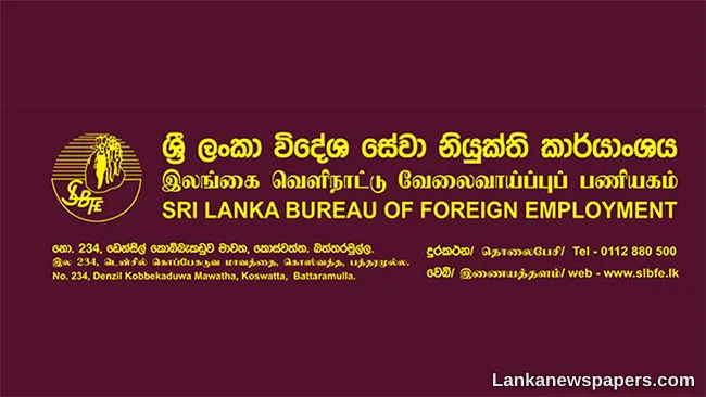 SLBFE provides benefits exceeding Rs. 1 bln for Sri Lankan migrant workers in 2025