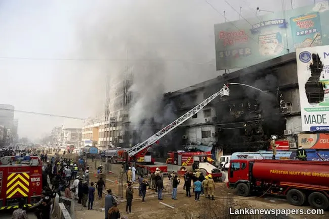 Death toll in Karachi mall fire jumps to 11