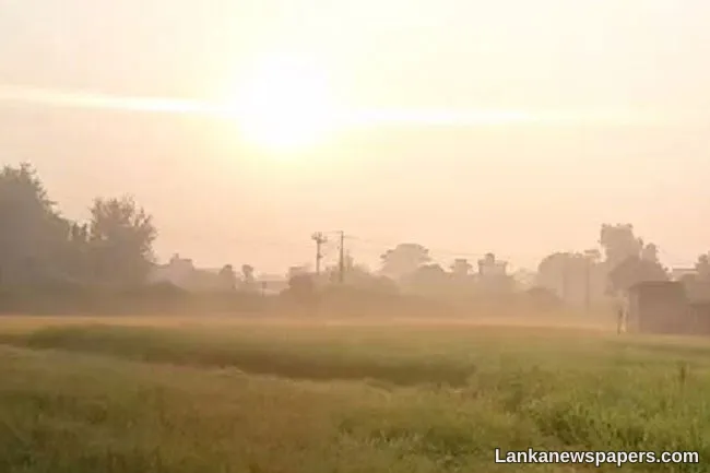 Mainly dry weather in most parts of the island today