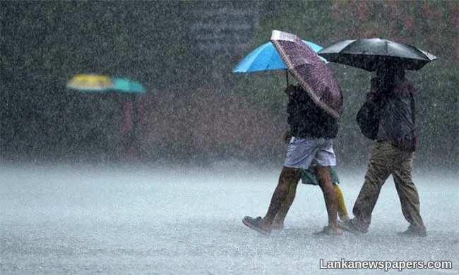 Showers expected in several districts today