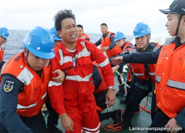 China says it rescued Philippine crew from cargo ship near Scarborough Shoal