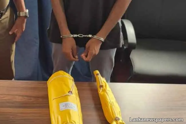 Suspect arrested with foreign-made firearm and ammunition