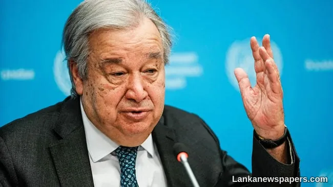 UN risks imminent financial collapse , secretary general warns