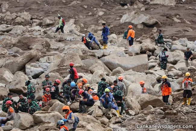 Indonesia landslide death toll rises to 49, agency says