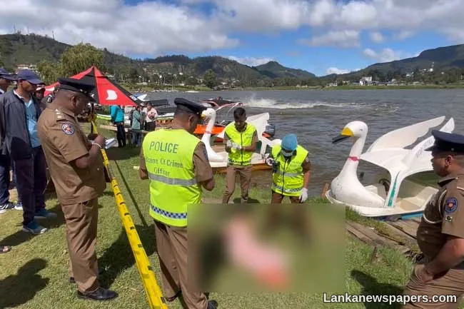 Body of newborn found floating in Nuwara Eliya Gregory Lake