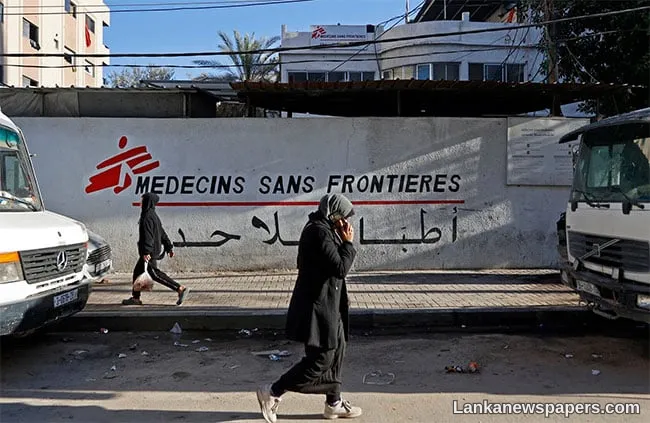 Israel to expel Doctors Without Borders from Gaza