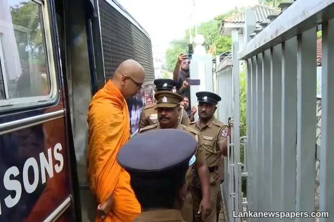 Ven. Balangoda Kassapa Thero and others produced before court