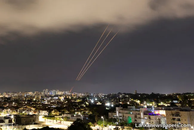 Iran launches missiles at Israel, IDF says
