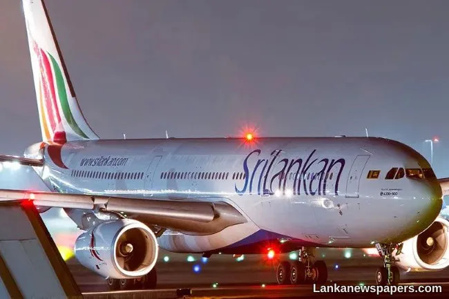 SriLankan Airlines announcement on cancelled flights