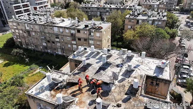 Israeli military says Iranian missiles hit central Israel