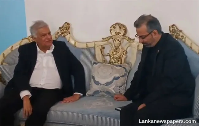 Ex-President Ranil expresses condolences over the passing of Iran s Supreme Leader