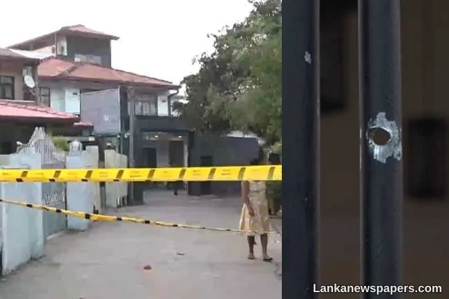 23 rounds fired at house linked to Batuwatte Chamara now operating as elderly home