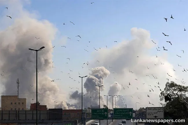 Gulf nations report fresh strikes today