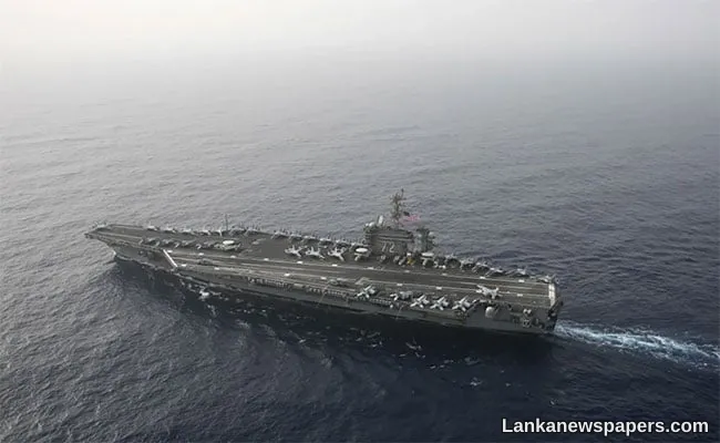 USS Abraham Lincoln spotted in Arabian sea