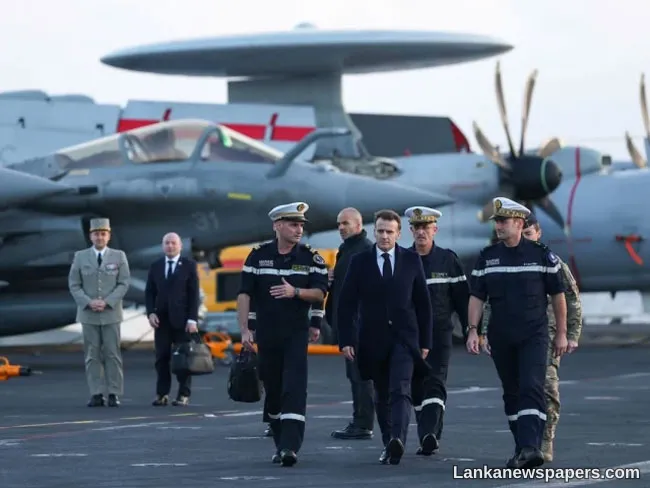France to deploy nearly a dozen warships, mulls Hormuz mission, Macron says
