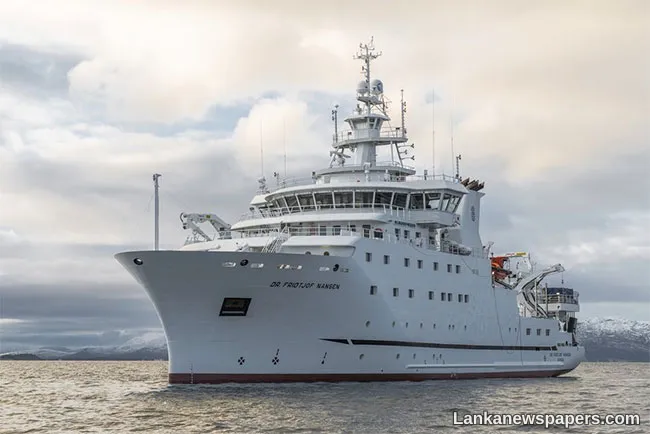 UN-flagged Dr. Fridtjof Nansen vessel to conduct marine scientific survey in Sri Lanka s Exclusive Economic Zone