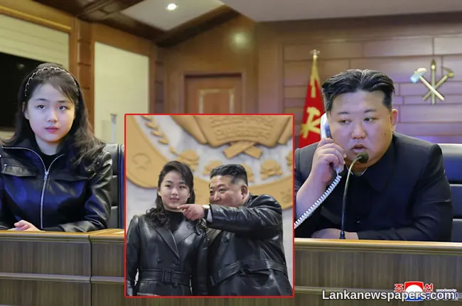 North Korean leader Kim watches cruise missile tests with his daughter