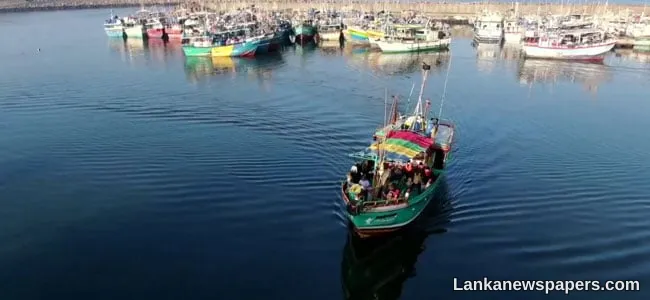Multi-day fishing trawler with suspected narcotics brought to Dikkowita Harbour