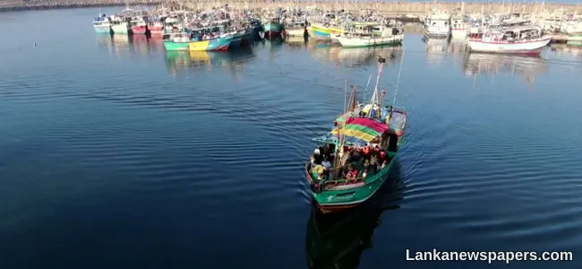 Multi-day fishing trawler seized with heroin off Dondra- Female owner and son arrested
