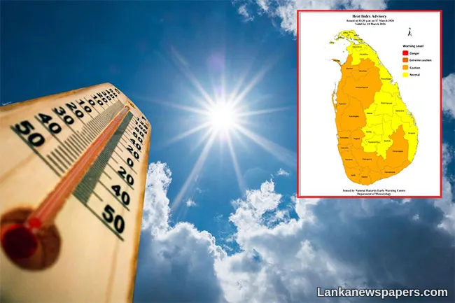 Warm weather advisory issued for several provinces for tomorrow