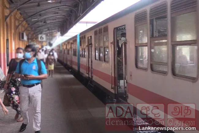 Train services to operate on Saturday s schedule tomorrow – SLR