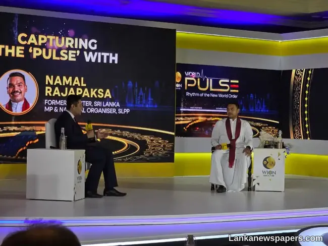 War upon our shores - Namal calls Indian Ocean the new global economic highway, warns of global system collapse