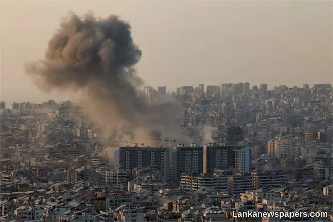 Israeli military says it is striking Hezbollah targets in Beirut
