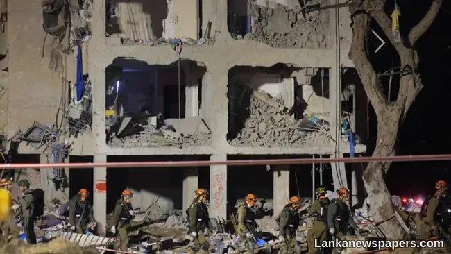 4 Sri Lankans injured in Israel trying to video Iranian attack in Dimona