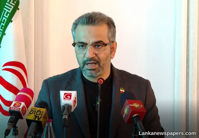 Iran expresses readiness to support Sri Lanka with essential supplies, including oil