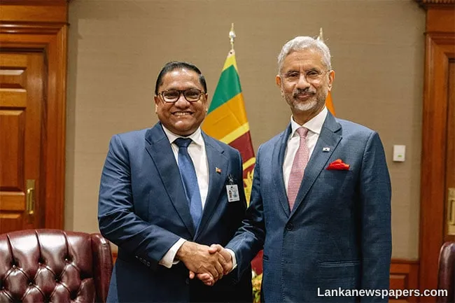 FM Vijitha Herath, India s Jaishankar hold talks on impact of regional tensions