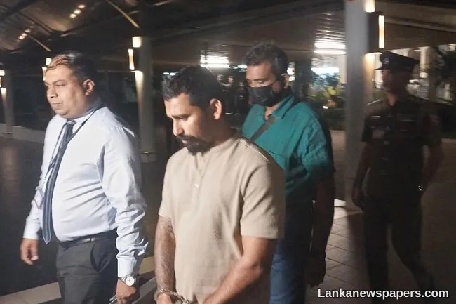 Notorious gang member Midigama Chuti brought back to Sri Lanka