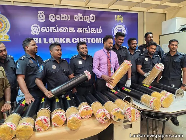 Passenger arrested after over 25kg Kush found inside silencers at BIA