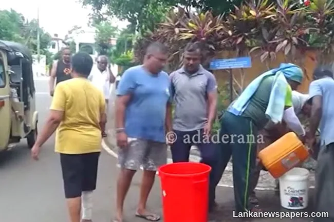 Over 500 families affected by water shortage in Rukmalgama Housing Scheme
