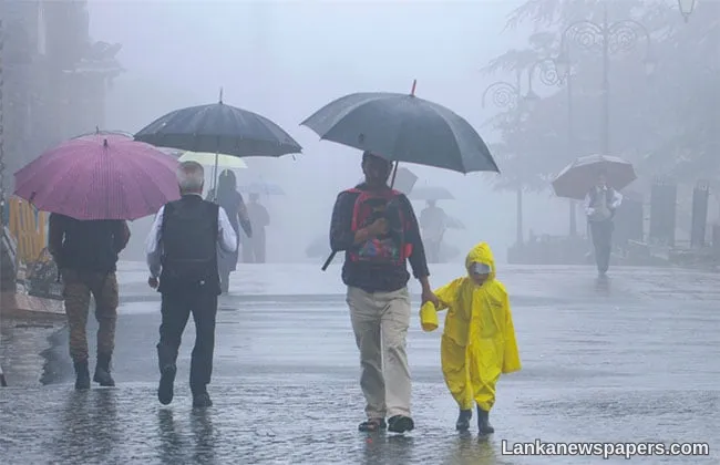 Fairly heavy showers expected in several parts of the island