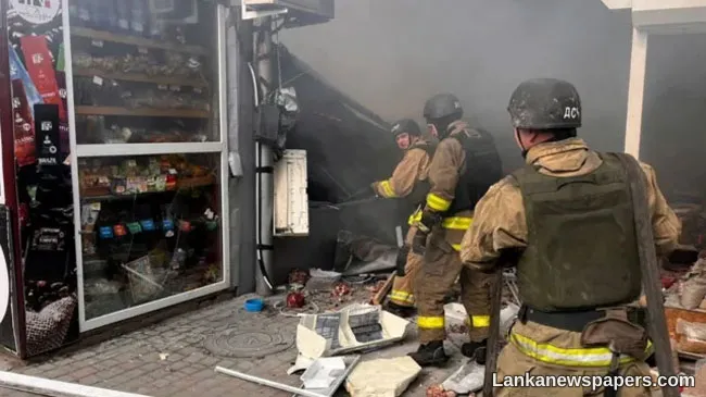 Russian attack on Ukraine market kills five