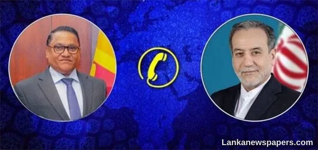 Sri Lanka, Iran Foreign Ministers hold phone conversation