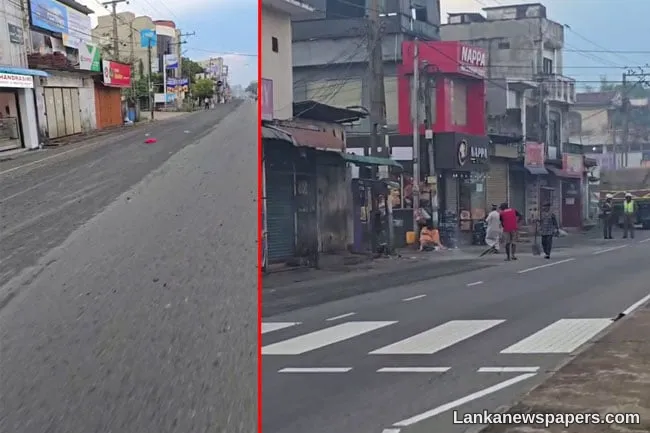 Lane closed on Colombo–Galle road near Kalutara after gravel spill triggers motorcycle accidents