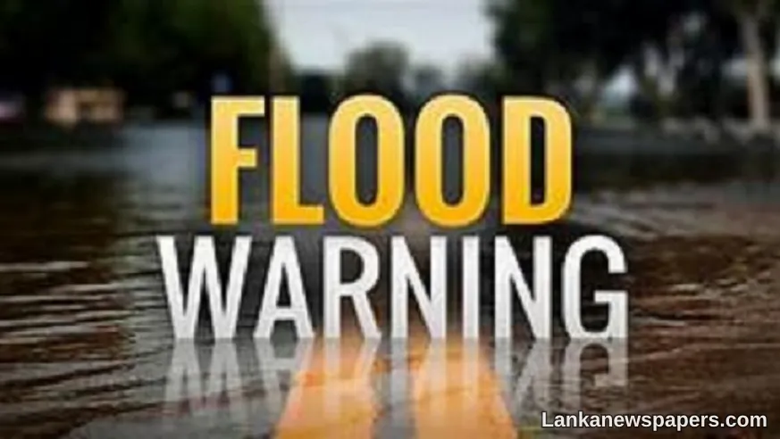 Flood warning issued to low lying areas of the Aththanagalu Oya and Uruwal Oya valleys