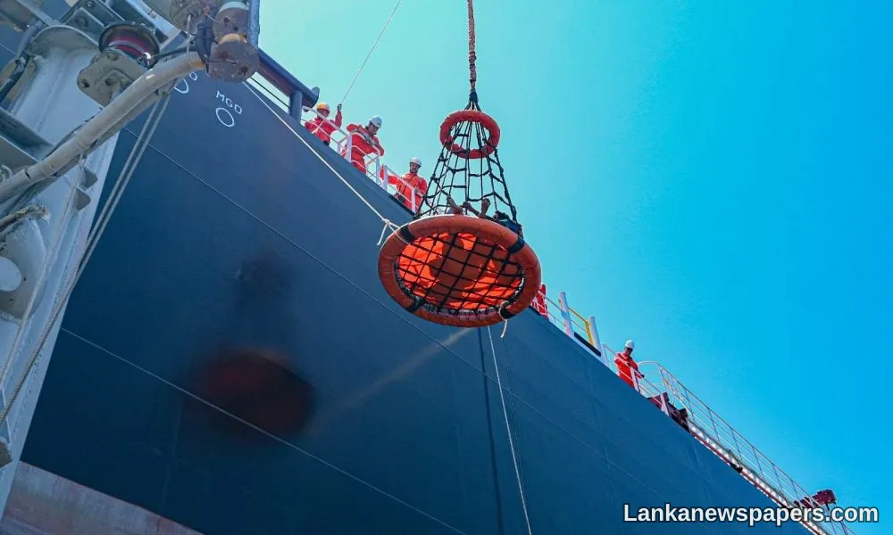 Navy renders assistance to bring ashore injured fisherman for urgent medical attention