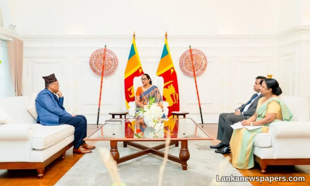 Ambassador of Nepal to Sri Lanka pays farewll call on PM
