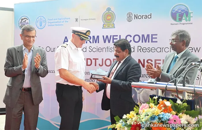 Research Vessel Dr. Fridtjof Nansen Completes Marine Scientific Survey in Sri Lankan Waters and Departs Colombo