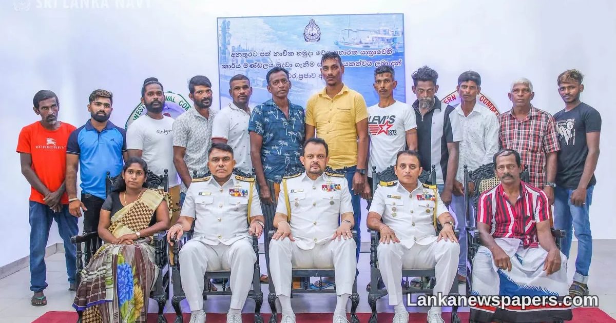 Sri Lanka Navy Honours 14 Brave Civilians Who Saved Drowning Sailors
