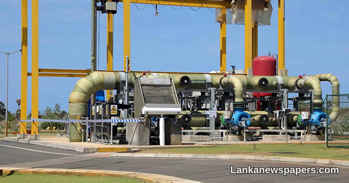 Jaffna Teaching Hospital Gets Reliable Water Supply Through Sri Lanka