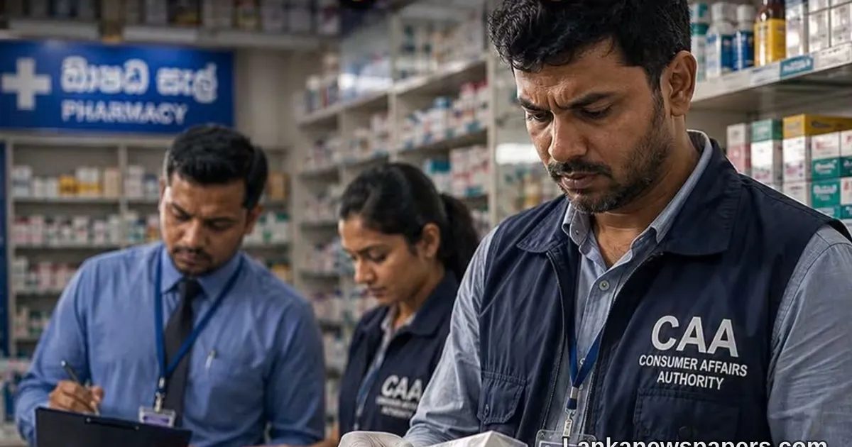 CAA Launches Island-Wide Pharmacy Crackdown: 471 Raids Conducted and Fines Top Rs. 2.2 Million in 2026