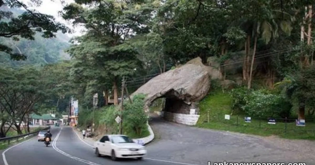 Colombo–Kandy Highway Reopens Following Rockfall Disruption Near Kadugannawa
