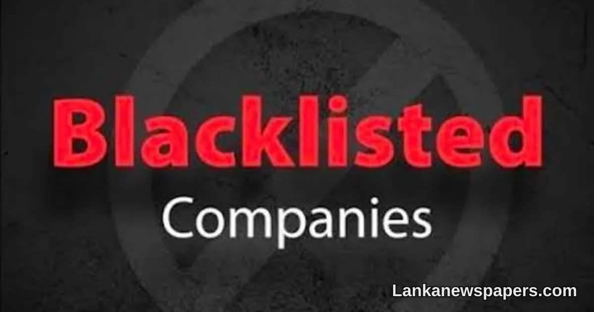 CBSL Prohibited List: TM App Among 26 Banned Companies