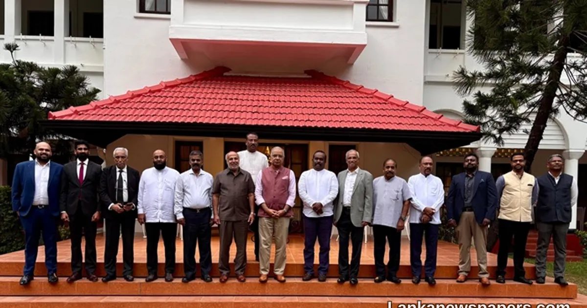 Indian High Commissioner Holds Talks With Tamil Party Collective in Colombo