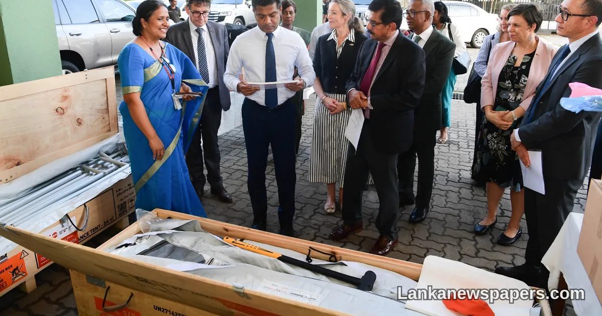 UNFPA Donates Quarter-Million Dollar Emergency Health Supplies to Sri Lanka